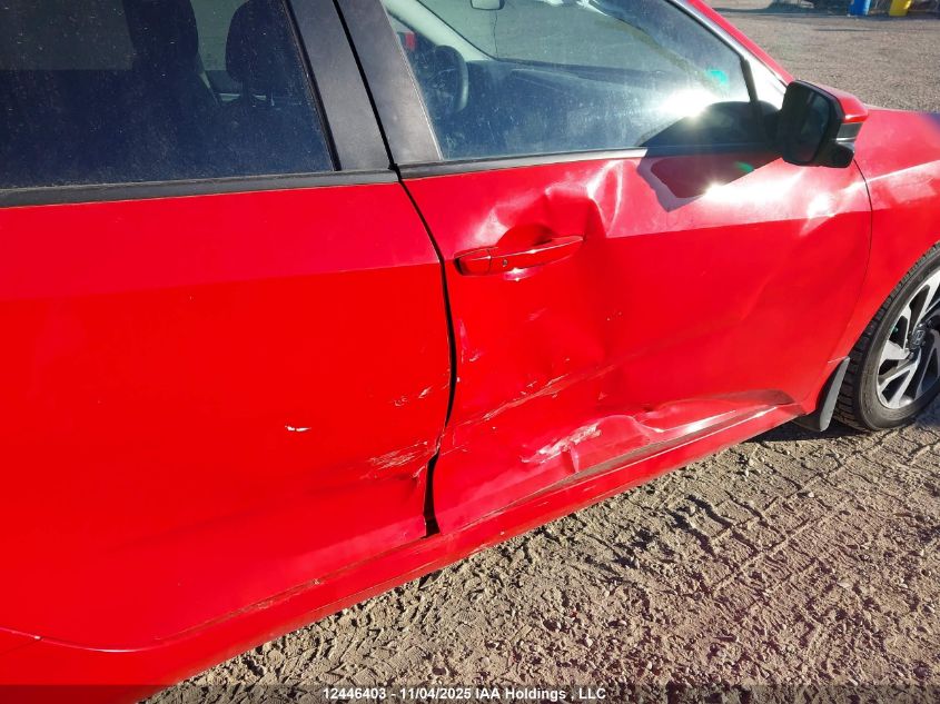 2017 Honda Civic Ex VIN: 2HGFC2F81HH003332 Lot: 12446403