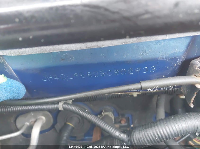 2005 Acura Tsx VIN: JH4CL95805C802933 Lot: 12446429