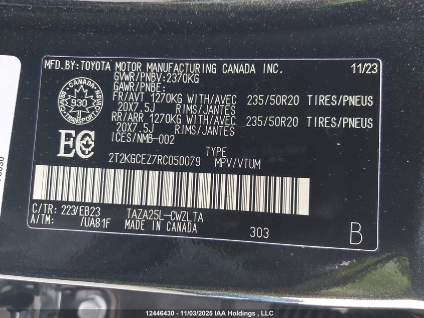 2T2KGCEZ7RC050079 2024 LEXUS NX photo no. 18