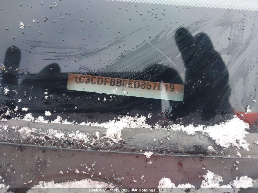 2014 Dodge Dart Sxt VIN: 1C3CDFBB0ED857619 Lot: 12446437