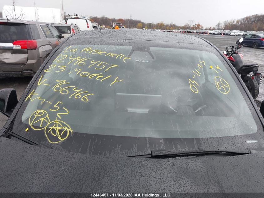 2023 Tesla Model Y VIN: LRWYGDFD0PC966466 Lot: 12446457