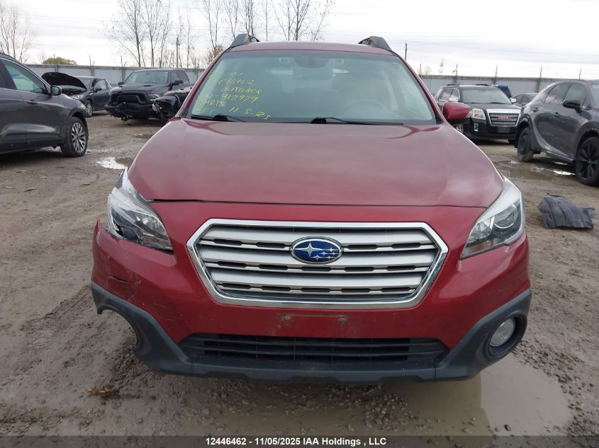 2017 Subaru Outback 2.5I Premium VIN: 4S4BSCGC4H3412979 Lot: 12446462