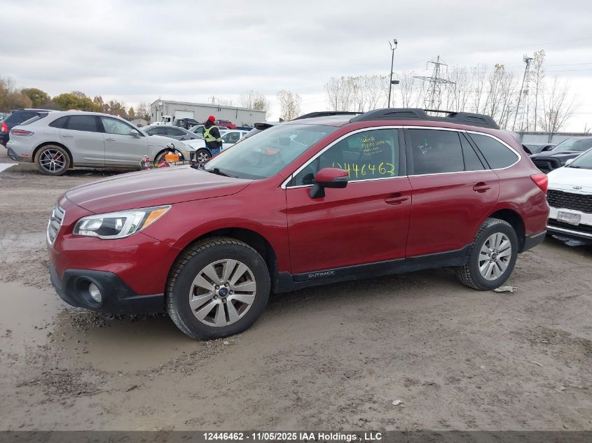 2017 Subaru Outback 2.5I Premium VIN: 4S4BSCGC4H3412979 Lot: 12446462