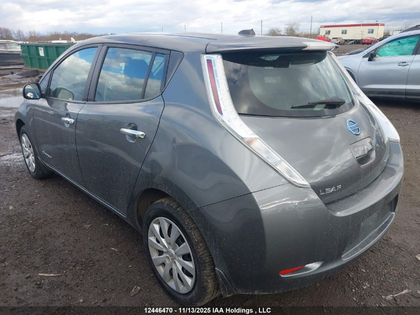 2017 Nissan Leaf S/Sv/Sl VIN: 1N4BZ0CP1HC309029 Lot: 12446470
