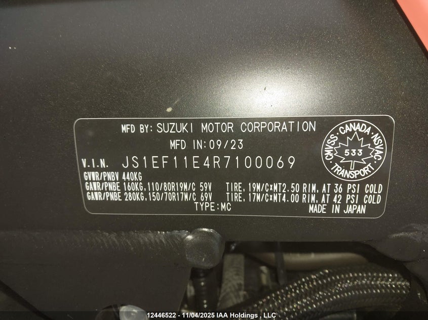 JS1EF11E4R7100069 2024 SUZUKI  photo no. 10