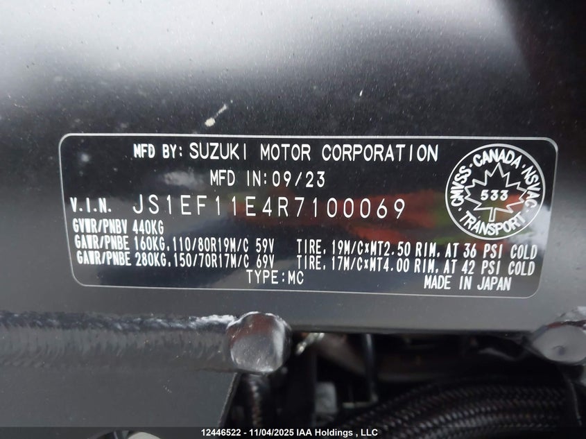 JS1EF11E4R7100069 2024 SUZUKI  photo no. 14
