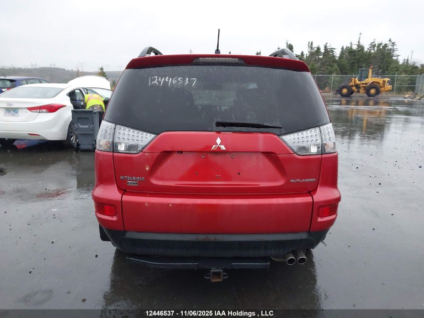 2012 Mitsubishi Outlander Se VIN: JA4JT3AX6CU600831 Lot: 12446537