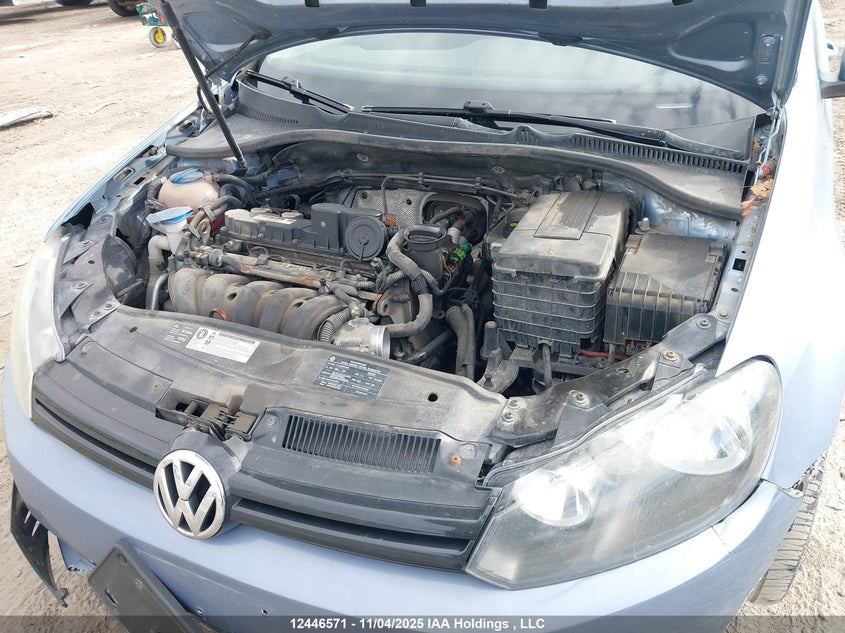 2010 Volkswagen Golf 2.5L Sportline/2.5L Trendline VIN: WVWAA7AJ8AW280072 Lot: 12446571