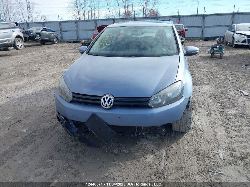 2010 Volkswagen Golf 2.5L Sportline/2.5L Trendline VIN: WVWAA7AJ8AW280072 Lot: 12446571