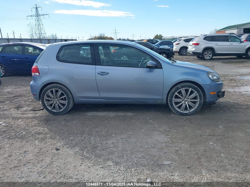 2010 Volkswagen Golf 2.5L Sportline/2.5L Trendline VIN: WVWAA7AJ8AW280072 Lot: 12446571