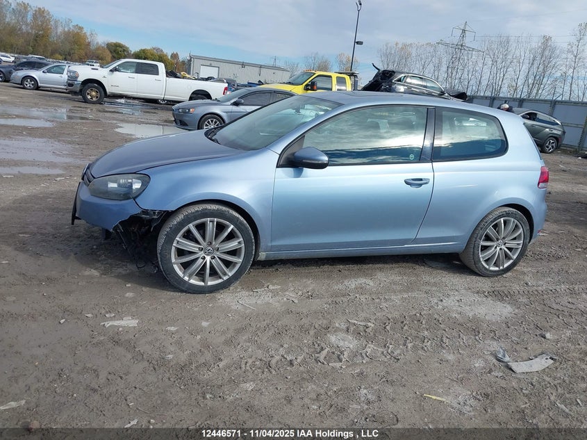 2010 Volkswagen Golf 2.5L Sportline/2.5L Trendline VIN: WVWAA7AJ8AW280072 Lot: 12446571