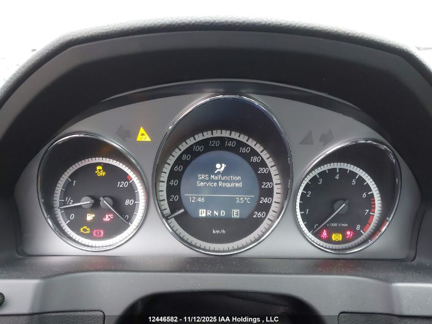 2011 Mercedes-Benz C 250 4Matic VIN: WDDGF8FB9BA487903 Lot: 12446582