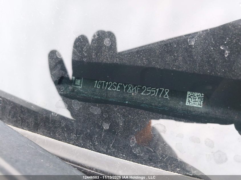2019 GMC Sierra 2500Hd VIN: 1GT12SEY8KF255178 Lot: 12446583