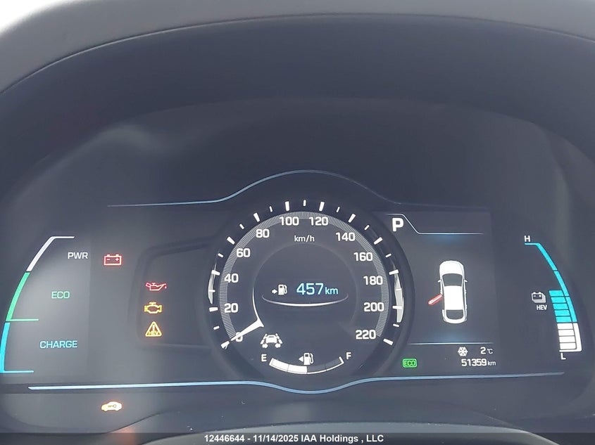 KMHC75LD2KU115274 2019 HYUNDAI IONIQ photo no. 7