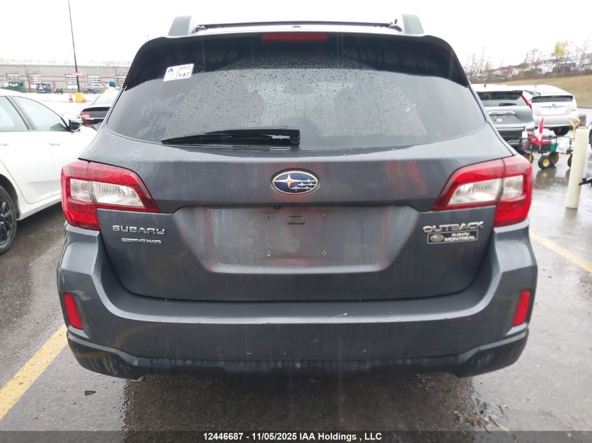 2016 Subaru Outback 2.5I Touring Package VIN: 4S4BSCDC3G3308986 Lot: 12446687
