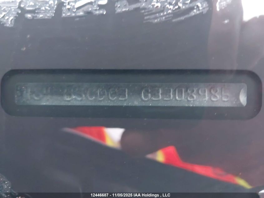 2016 Subaru Outback 2.5I Touring Package VIN: 4S4BSCDC3G3308986 Lot: 12446687