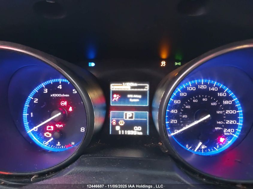 2016 Subaru Outback 2.5I Touring Package VIN: 4S4BSCDC3G3308986 Lot: 12446687