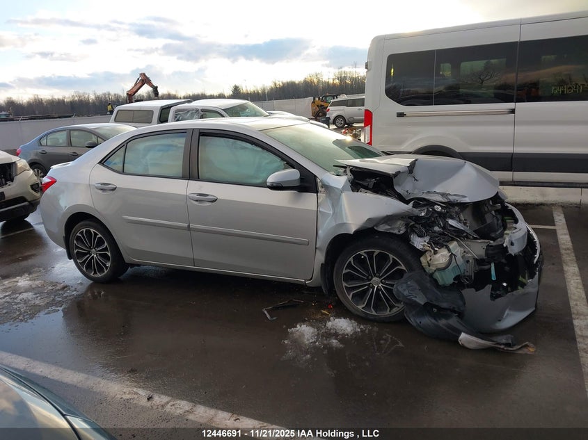 2016 Toyota Corolla L/Le/Le Pls/Prm/S/S Pls VIN: 2T1BURHEXGC614264 Lot: 12446691