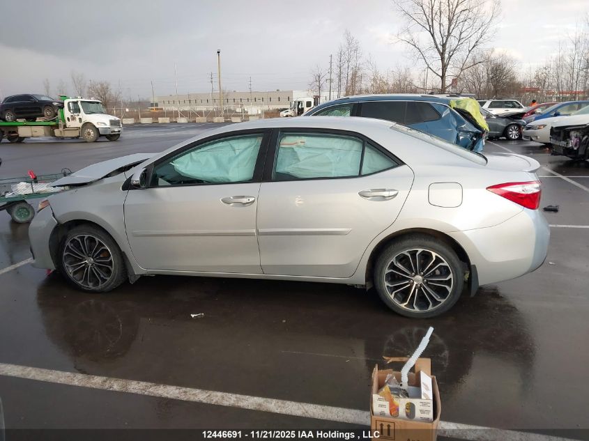 2016 Toyota Corolla L/Le/Le Pls/Prm/S/S Pls VIN: 2T1BURHEXGC614264 Lot: 12446691