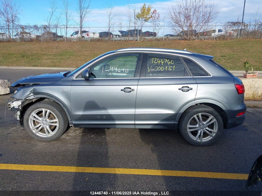 2016 Audi Q3 Prestige VIN: WA1GFCFS7GR000181 Lot: 12446740