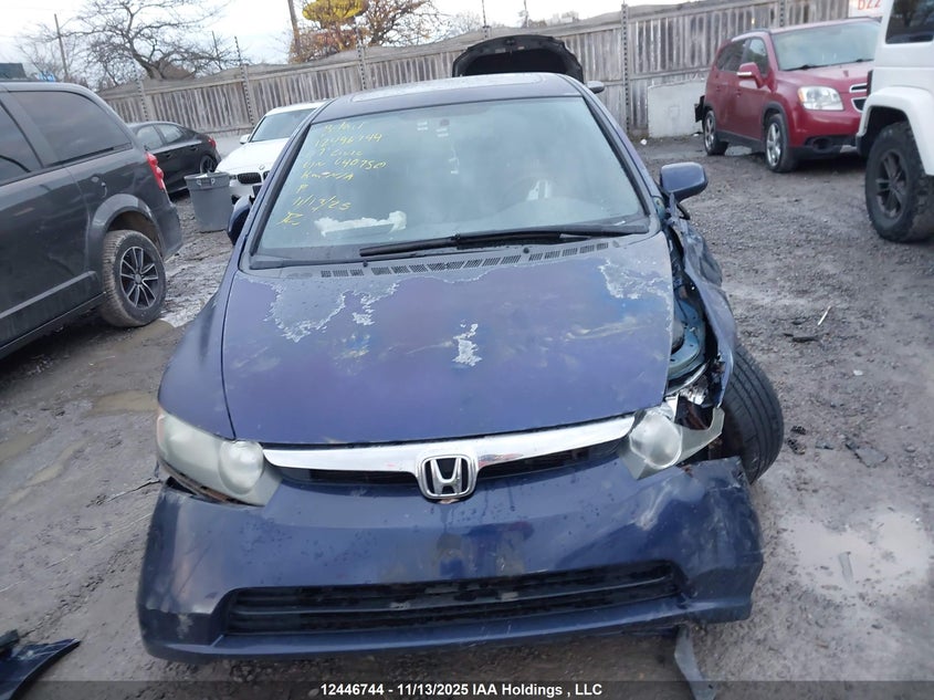 2007 Honda Civic VIN: 2HGFA16887H040750 Lot: 12446744