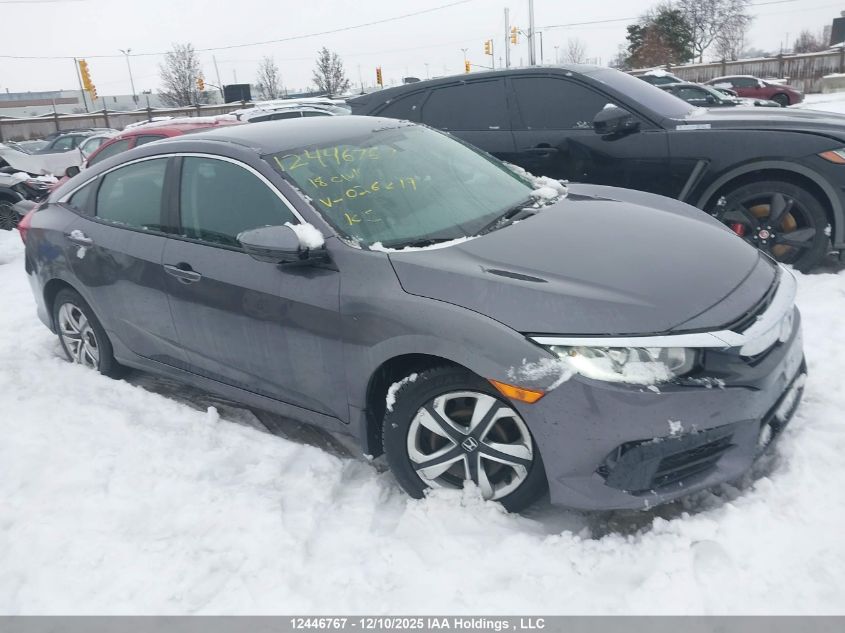 2018 Honda Civic Lx VIN: 2HGFC2F55JH026219 Lot: 12446767