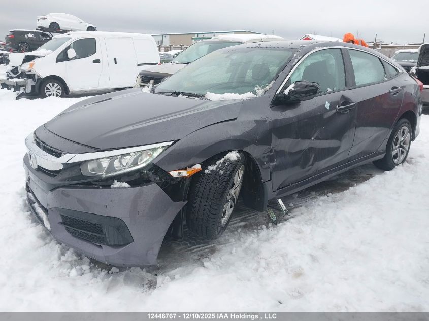2018 Honda Civic Lx VIN: 2HGFC2F55JH026219 Lot: 12446767