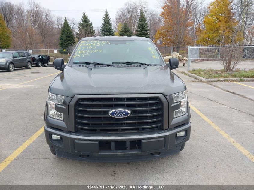 2017 Ford F150 Supercrew VIN: 1FTFW1EF4HFB57227 Lot: 12446791