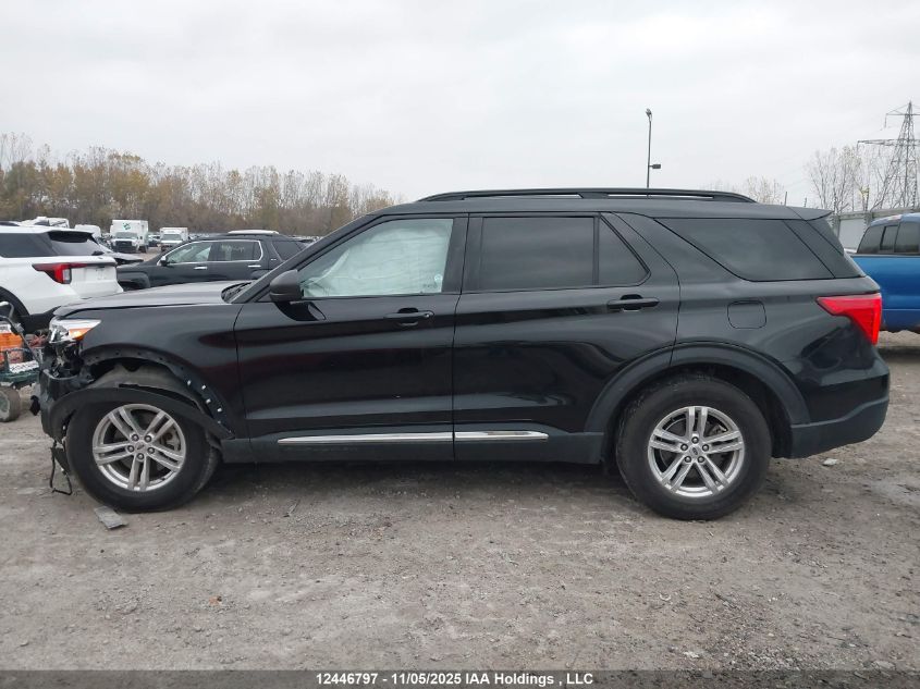 2022 Ford Explorer Xlt VIN: 1FMSK8DH0NGB01132 Lot: 12446797