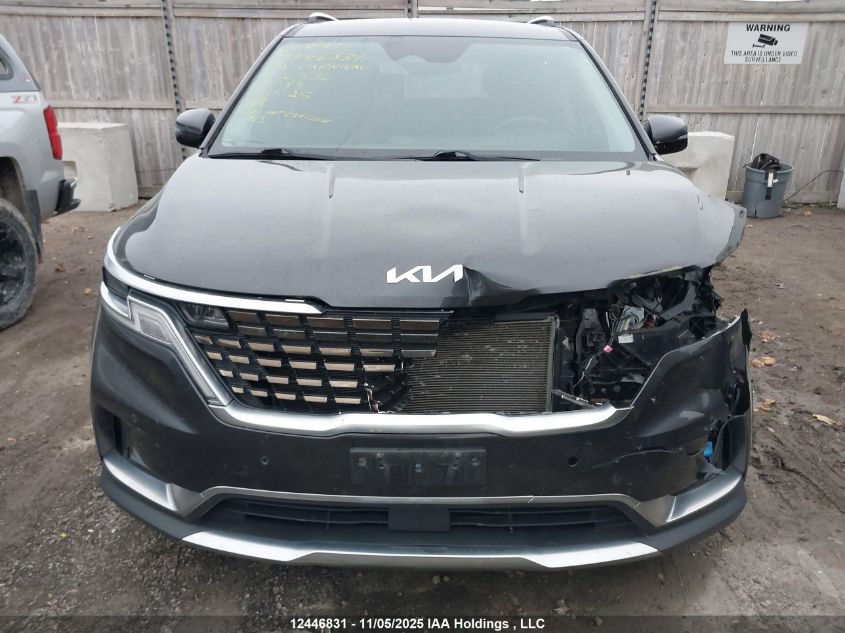 2022 Kia Carnival Ex VIN: KNDNC5H30N6167536 Lot: 12446831