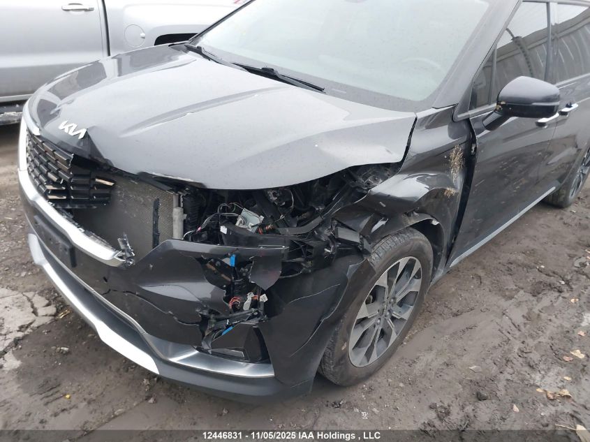 2022 Kia Carnival Ex VIN: KNDNC5H30N6167536 Lot: 12446831