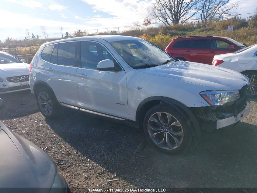 2015 BMW X3 xDrive28I VIN: 5UXWX9C57F0D48972 Lot: 12446895