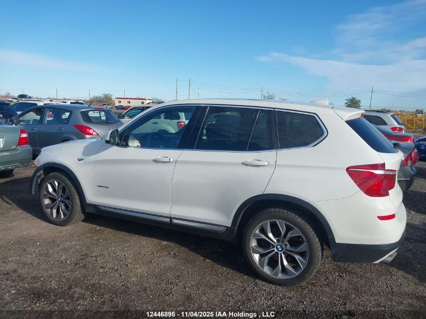 2015 BMW X3 xDrive28I VIN: 5UXWX9C57F0D48972 Lot: 12446895