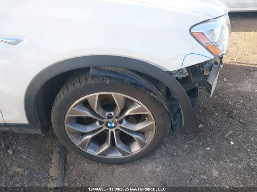 2015 BMW X3 xDrive28I VIN: 5UXWX9C57F0D48972 Lot: 12446895