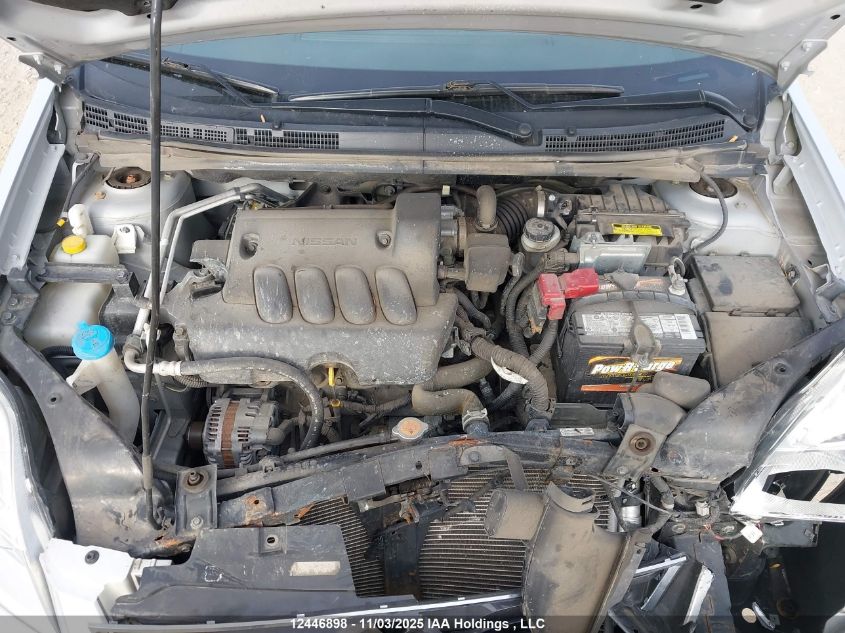 2010 Nissan Sentra 2.0/2.0S/Sr/2.0Sl VIN: 3N1AB6AP8AL721011 Lot: 12446898