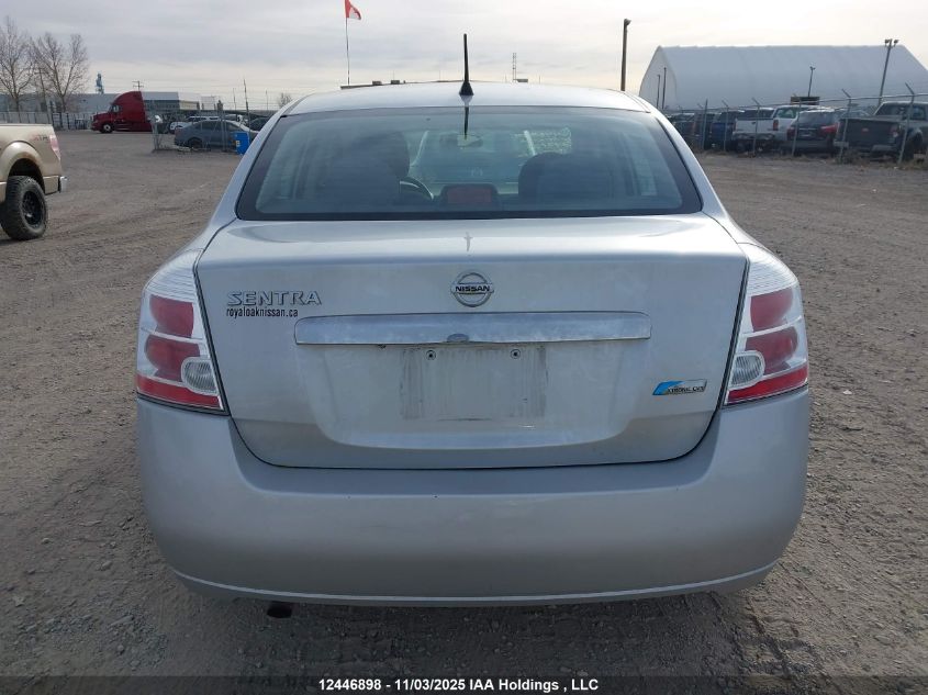 2010 Nissan Sentra 2.0/2.0S/Sr/2.0Sl VIN: 3N1AB6AP8AL721011 Lot: 12446898