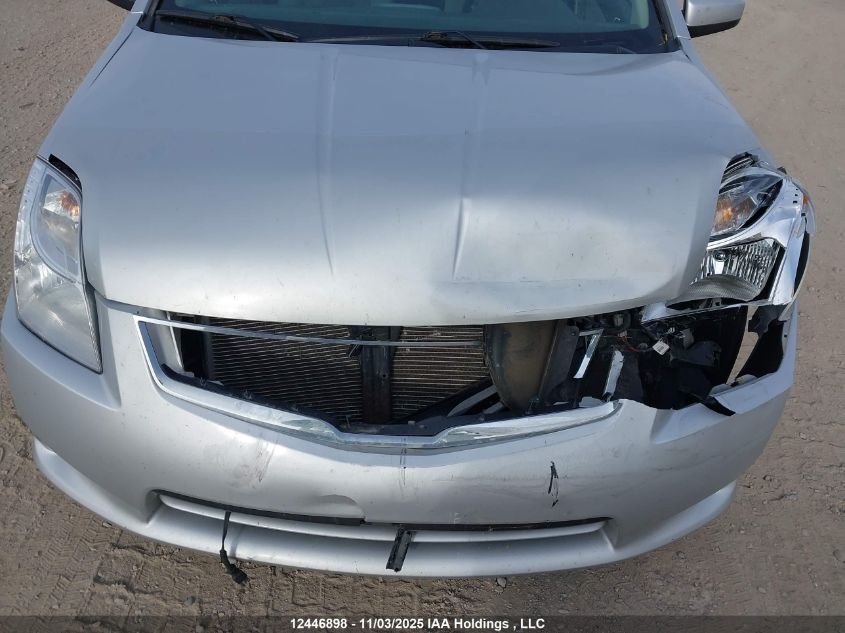 2010 Nissan Sentra 2.0/2.0S/Sr/2.0Sl VIN: 3N1AB6AP8AL721011 Lot: 12446898