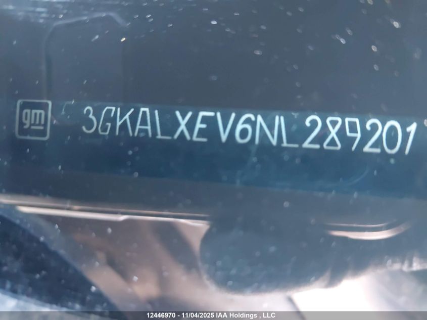 2022 GMC Terrain Denali VIN: 3GKALXEV6NL289201 Lot: 12446970