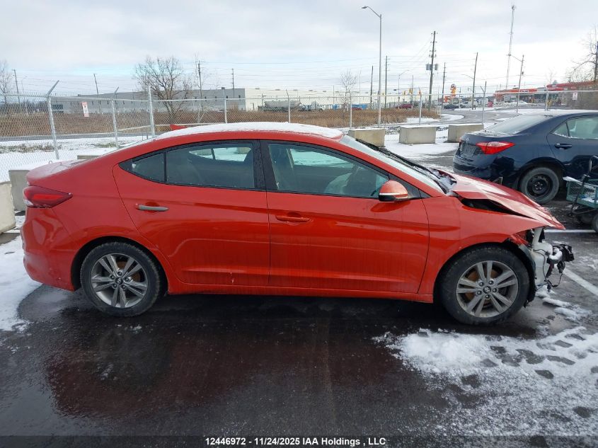 2017 Hyundai Elantra Gl VIN: KMHD84LF8HU132456 Lot: 12446972