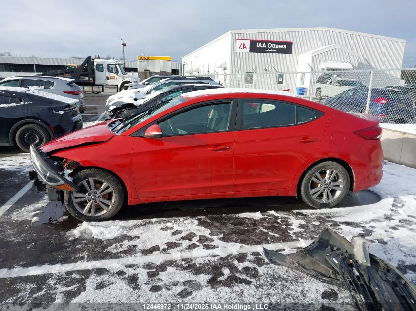 2017 Hyundai Elantra Gl VIN: KMHD84LF8HU132456 Lot: 12446972