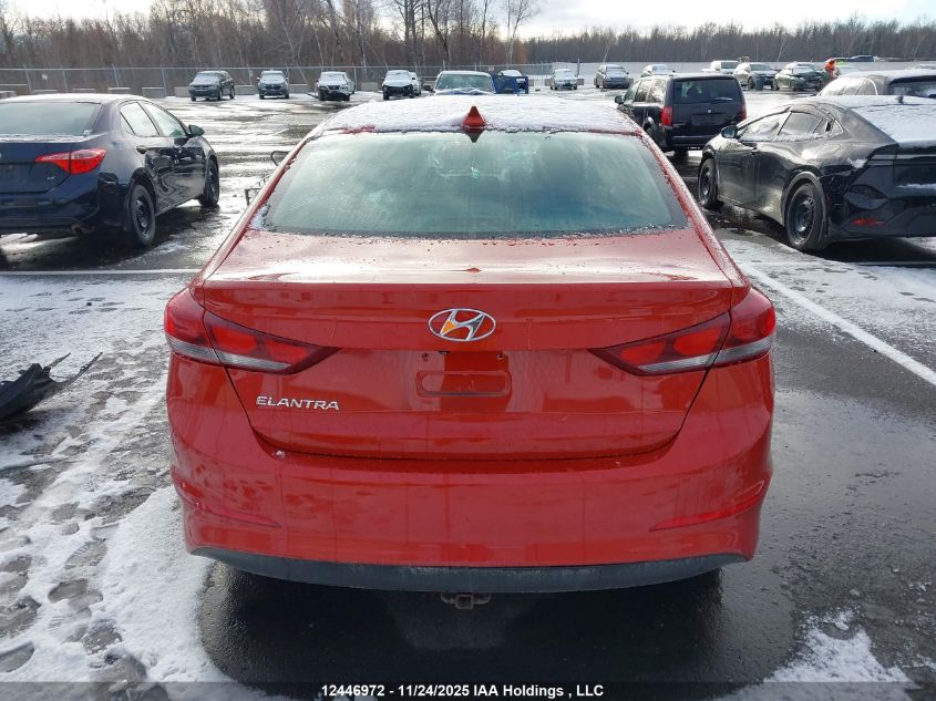 2017 Hyundai Elantra Gl VIN: KMHD84LF8HU132456 Lot: 12446972
