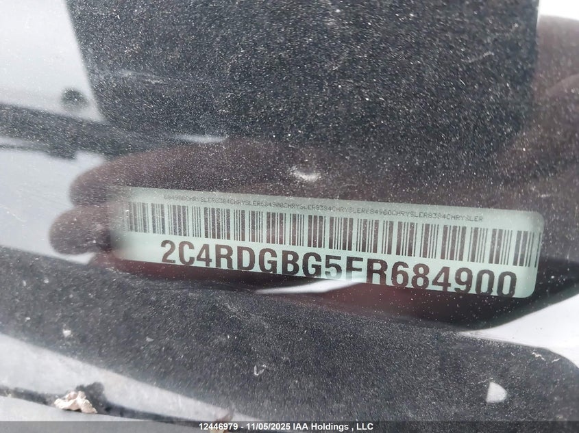 2C4RDGBG5FR684900 2015 DODGE CARAVAN photo no. 9