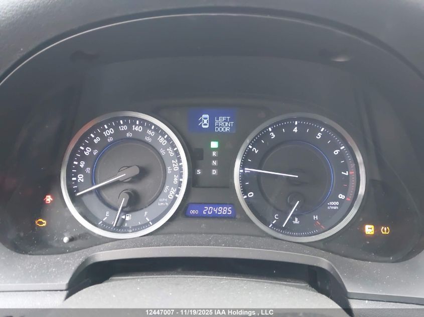 2011 Lexus Is 250 VIN: JTHCF5C2XB5048650 Lot: 12447007
