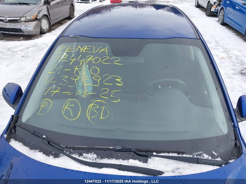 2021 Kia Rio Lx Premium/Lx+ VIN: 3KPA25AD7ME392923 Lot: 12447022