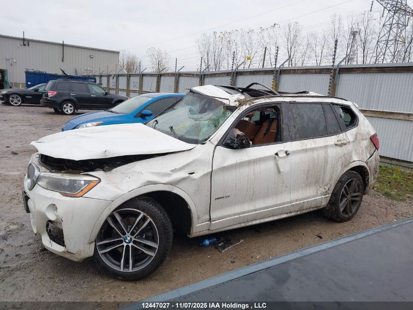 2017 BMW X3 xDrive28I VIN: 5UXWX9C51H0T11304 Lot: 12447027