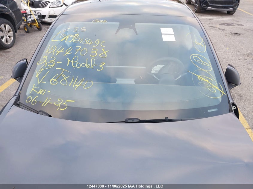 2023 Tesla Model 3 VIN: 5YJ3E1EB7PF681140 Lot: 12447038