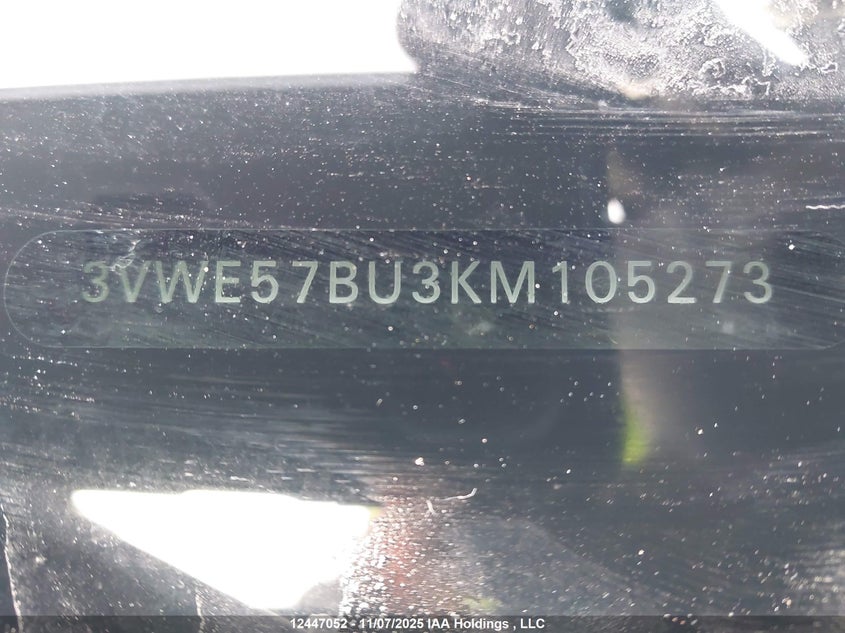 3VWE57BU3KM105273 2019 VOLKSWAGEN JETTA photo no. 18