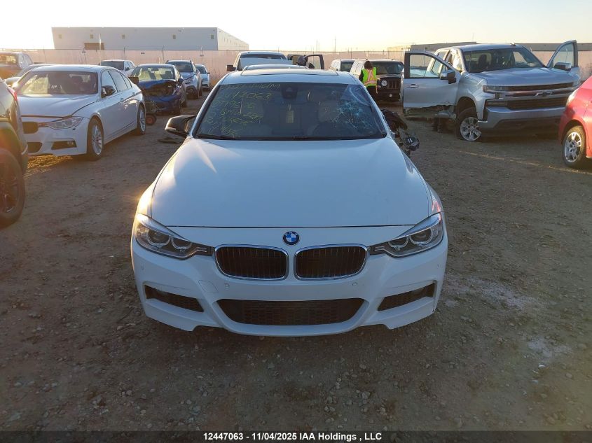 2015 BMW 328I xDrive VIN: WBA3B3G52FNT19600 Lot: 12447063