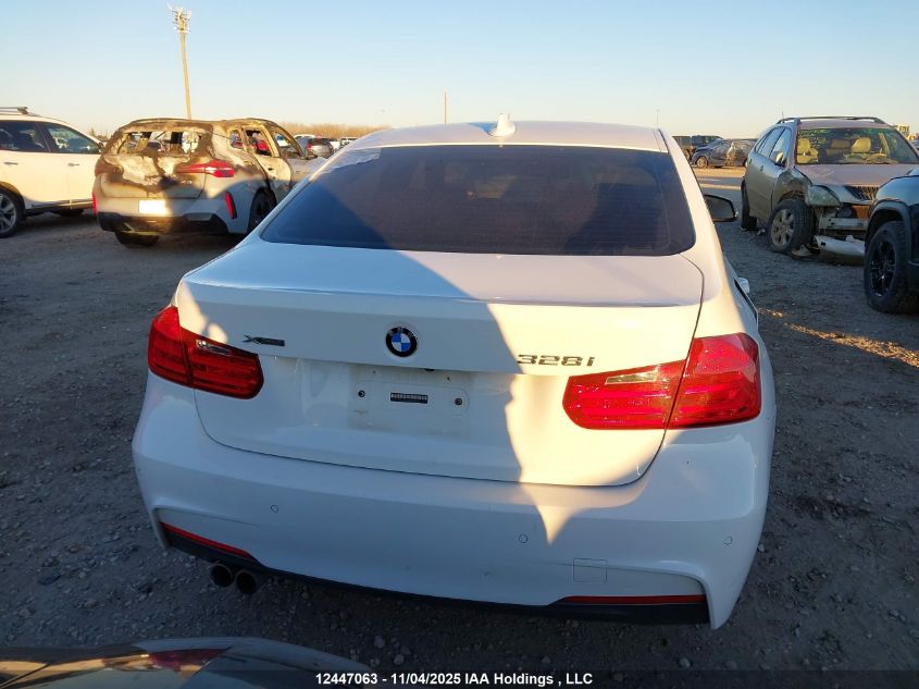 2015 BMW 328I xDrive VIN: WBA3B3G52FNT19600 Lot: 12447063