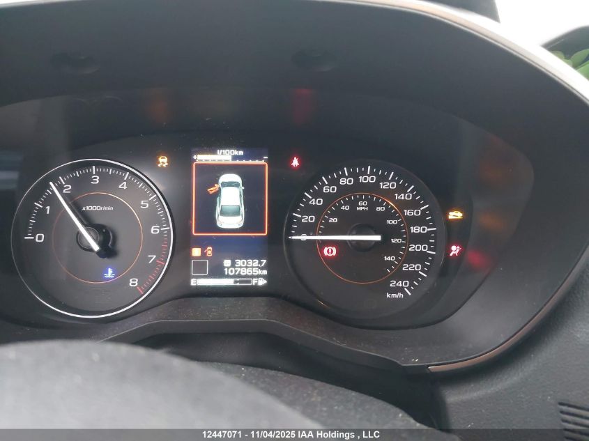 2020 Subaru Crosstrek Touring VIN: JF2GTACC9L9221387 Lot: 12447071